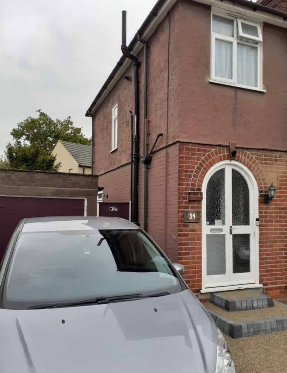 This house in Ipswich needed an exterior makeover